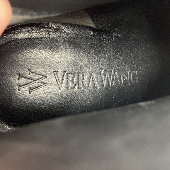 Vera Wang black beacon stiletto heel ankle boots - Picture 8 of 8